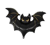 Holibanna Giant Inflatable Black Bat Balloon Matte Finish Halloween Party Decor for Indoor Outdoor Haunted House Easy Setup Spooky Birthday Props and Pool Decorations