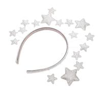 Holibanna Glitter Star Headband Sparkly Handmade Hair Accessory for Women Flexible Comfortable Fit Wedding Party Festival Christmas Holiday Hairband