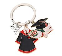Holibanna Graduation Key Academic Dress Hat Pendant Unique Commemorative Keychain for Bags Purses and Keys Lightweight and Easy to Install Souvenir for Graduates