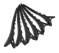 Holibanna Hair Cut Hairpin Set 6pcs Plastic Beak Clips with Smooth Surface for Hairdressing and Makeup, Non-rust Hair Accessories for Washing Face