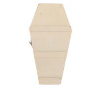 Holibanna Halloween Coffin Box Halloween Coffin Decor Halloween Coffins Small Pet Burial Halloween Party Decoration Storage Case Makeup Organizer Snack DIY Keepsake Casket