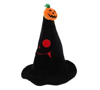 Holibanna Halloween Witch Hat for Adults and Unique Pointed Wizard Hat with Large Brim Eyecatching Design for Costume Parties Cosplay Theatrical Performances and Festive Halloween Events