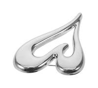 Holibanna Heart-Shaped Brooch Pin for Men and Women - Handmade Safety Hijab Brooch, Valentine’s Day Lapel Pin, Fashion Clothing Accessory, Suit and Dress Decoration