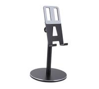 Holibanna Height Adjustable Aluminium Alloy Mobile Phone Holder Tablet Support Desktop Smartphone Stand for Filming and Home Office Use