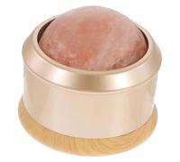 Holibanna Himalayan Salt Massage Roller Ball Set Handheld Natural Salt Roller for Neck Shoulder and Muscle Relief Manual Massage Tool for Relaxation and Stress Relief