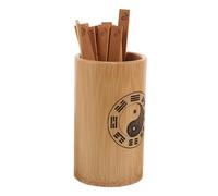 Holibanna I Ching Divination Stick Kit with Portable Bamboo Bucket for Accurate Feng Shui Predictions Lightweight Cultural Learning Tool for Traditional Chinese Fortune Telling and Spiritual