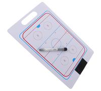 Holibanna Ice Hockey Clipboard Training Board with Reusable Dry Erase Surface and Adjustable Pvc Frame for Coaching on The Field Or Court