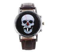 Holibanna Inspired Skeleton Mens Watch Skull Design Perfect Halloween Accessory for Men