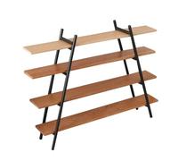 Holibanna Irregular Four Miniature Bookcase Shelf for Dollhouse Creative Storage Rack with Construction Space Saving Design for Small Items and Decorative Display