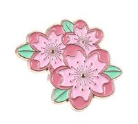 Holibanna Japanese Style Cherry Blossom Brooch Cute Cartoon Dress Pin for Women Adorable Multi-purpose Badge for Bags Hats Hairbands Wedding and Party Accessories Random Style