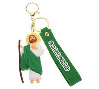 Holibanna Jesus Keychain Soft Pendant Unique Religious Backpack Ornament for Men and Women Artistic Cartoon Jesus Design for Car Keys and Bags Meaningful Idea
