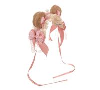 Holibanna Kawaii Bear Ear Headband Lolita Headdress for Cosplay and Festivals Soft and Comfortable Women Hair Accessory Dusty