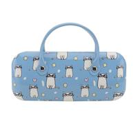 Holibanna Kids Glasses Case with Handle Pu Leather Cartoon Eyeglasses Box Portable Childrens Glasses Pouch Practical Eye Glass Case for Girls Boys
