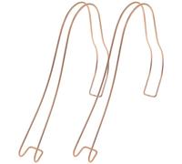 Holibanna Ladies Sandals 2PCS Sandal Shoes Display Stainless Supports Shaper Forms Inserts Display Rack High Heel Support for Mall Store Home Shop(Rose Gold) Shoe Display Stand