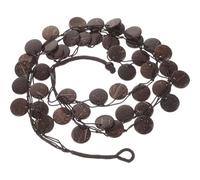 Holibanna Layered Beaded Necklace Coffee Wood Thread Bohemian Style Safe Summer Jewelry for Women Seaside Surfing