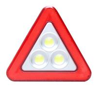 Holibanna LED and Red LED Lights Emergency Warning Sign Triangle Powered by 3 X AA Batteries with Stable Triangular Design Material for Outdoor Use for Work Vehicles and Tractors