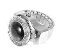 Holibanna Led Digital Ring Watch Small Metal Ring Watch Retro Design Fashionable for Finger