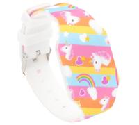 Holibanna Led Touch Display Unicorn Boys and Girls Watch Silicone Band for Boys and Girls for Teaching and Daily Use Bright Colors Design