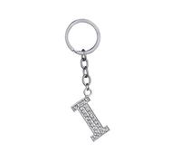 Holibanna Letter Keychain Metal Rhinestones Handbag Charm Keyring for Women Personalised for Birthday Key Tag for Boyfriend