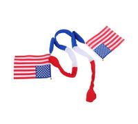 Holibanna Lightweight Patriotic Independence Day Headband with Usa Flag Handswing for Comfortable Wear Sports Fans Holiday Party Accessory Interactive Cheer Gear for Extended Celebrations