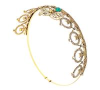 Holibanna Lightweight Steampunk Skull Crown Headband for Women with Retro Gear Design Comfortable Hair Accessory for Cosplay Halloween Carnival and Themed Parties