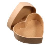 Holibanna Love Kraft Paper Box Heart Shaped Small Candy Box Empty Packaging for Valentines Day Birthday