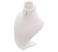 Holibanna Luxurious Necklace Display Bust Stand Soft Jewelry Organizer Mannequin Holder for Necklaces Pendants Retail Counters Trade Shows Showcase Rack