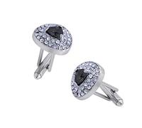 Holibanna Luxury Alloy Cufflinks Heart Shape French Style Creative Cuff Buttons for Men Women Wedding