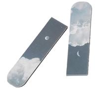 Holibanna Magnetic Bookmarks Beautiful Art Pattern Design 2pcs Stylish Page Markers Preventing Page Damage for Books and Notebooks for Gifting and Office Supply