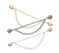 Holibanna Magnetic Clothing Clips Chain Adjustable Waist Tightener for Jeans and Shirts Multi-Purpose Cinch Clips for Clothing Suitable for Women's Fashion and DIY Projects