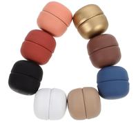Holibanna Magnetic Pin Buttons 8Pcs Alloy Portable Fasteners for Shawls Scarves and Fridge Magnets with Soft Holders for Clothing and Home