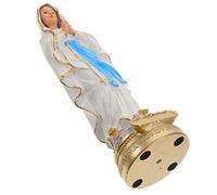 Holibanna Mary Statue Resin Catholic Ornament Creative Religious Desktop Decor Indoor Adornment for Home and Church Display