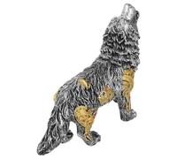 Holibanna Mechanical Punk Wolf Figurine Unique Desktop Ornament Resin Practical Indoor Office Decor with Appearance and Creative Design