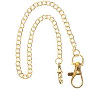 Holibanna Metal Pants Chain for Men with Circular Spring Buckle, Golden Wallet Chain for Jeans Decor, Easy to Use and Skin-Friendly, Stylish Accessory for Decorating Purses and Jeans