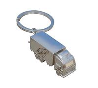 Holibanna Metal Truck Pendant Keyring and Lorry Keychain Silver, Creative 3d Car Keyfob for Men, Sturdy Key Decoration for Bags and Travel Accessories