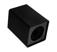 Holibanna Microphone Flag Cube Holder Isolation Mic Flag for Interviews Live Shows and Meetings Sleek Minimalist Design Easy Installation Non-logo Option