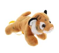 Holibanna Mini Tiger Plush Soft Stuffed Animal Doll Cartoon Tiger Figurine Jungle Theme Party Decor Gift for
