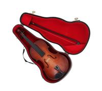 Holibanna Miniature Violin Adornment Set Realistic Violin Statue Photo Prop Decor for Home Office and Dormitory Unique Design with Stand for Versatile Decoration