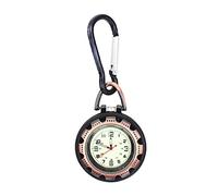Holibanna Mountaineering Buckle Watch for Backpackers Portable Hanging Carabiner Pocket Watch Outdoor Sport Field Clip for Hiking Backpack Use Random Color