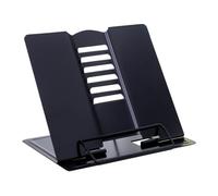 Holibanna Multi-Functional Metal Reading Rack Book Stand, Compact Desktop Bookshelf with Fine Workmanship, for Reading in Bedroom or Study