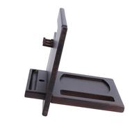 Holibanna Multifunctional Wooden Phone Stand with Watch Rack and Desktop Organizer Handcrafted Storage Bracket for Phones Glasses Keys and Accessories for Home and Office Use