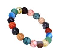 Holibanna Natural Stone Bracelet for Women Creative Delicate Design, Plastic Material Planet Universe Bangle Suitable for Daily Life Wearing and Party Accessory