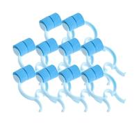 Holibanna Nose Clips Compact Nasal Stopper Clips for Lung Breathing Training and Snore Reduction, 16pcs Crafted from Sturdy Pom and Eva, Designed for Household and Outdoor Use