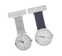 Holibanna Nurse Watch 2 Pcs Metal Doctor Pocket Watch Portable for Women Durable Easy to Use