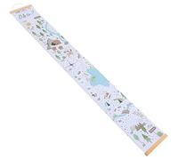 Holibanna Nursery Growth Chart for Wall Hanging Measurement Ruler with Cartoon Design Easy to Use Height Chart for Bedroom Decor Creative and Practical Growth Measurement