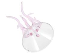 Holibanna Octopus Glass Cocktail Glass Wine Goblet Pink Unique Design Party Drinkware for Dinner and Celebration