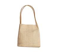 Holibanna One Shoulder Bag Reuseable Bags Reusable Baggies Polyester Bag Fashionable Beach Bucket Girl Knitted Handbag Straw Women's Vacation