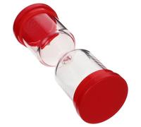 Holibanna Openable DIY Sand Timer Hourglass with Removable Design, Red Plastic Material, Unique Cute Style for Playing and Cooking, Fillable Sand Hourglass Timer Ornament