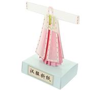 Holibanna Origami Paper DIY Craft for Traditional Chinese Clothing Folding Easy Fold Thick Paper for Handmade Cultural Projects Suitable for School and Home Activities