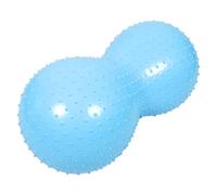 Holibanna Peanut Exercise Ball for Pregnancy Yoga, Pvc Peanut Shape Balance Ball for Pilates Training, 35.4x17.8 Inch, Back and Neck Massage Tool, Muscle Group Targeting, Stimulates